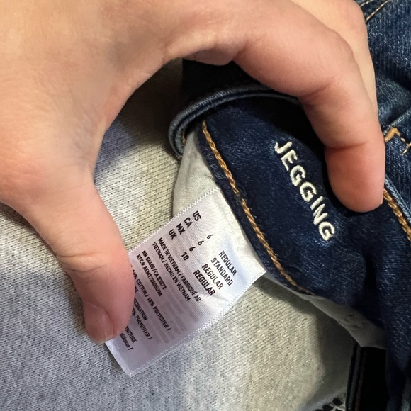 American eagle blue jeggings - Picture 5 of 6